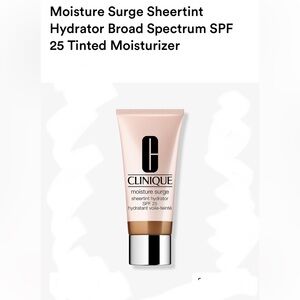 Clinique moisture tint full size in universal medium deep NWT